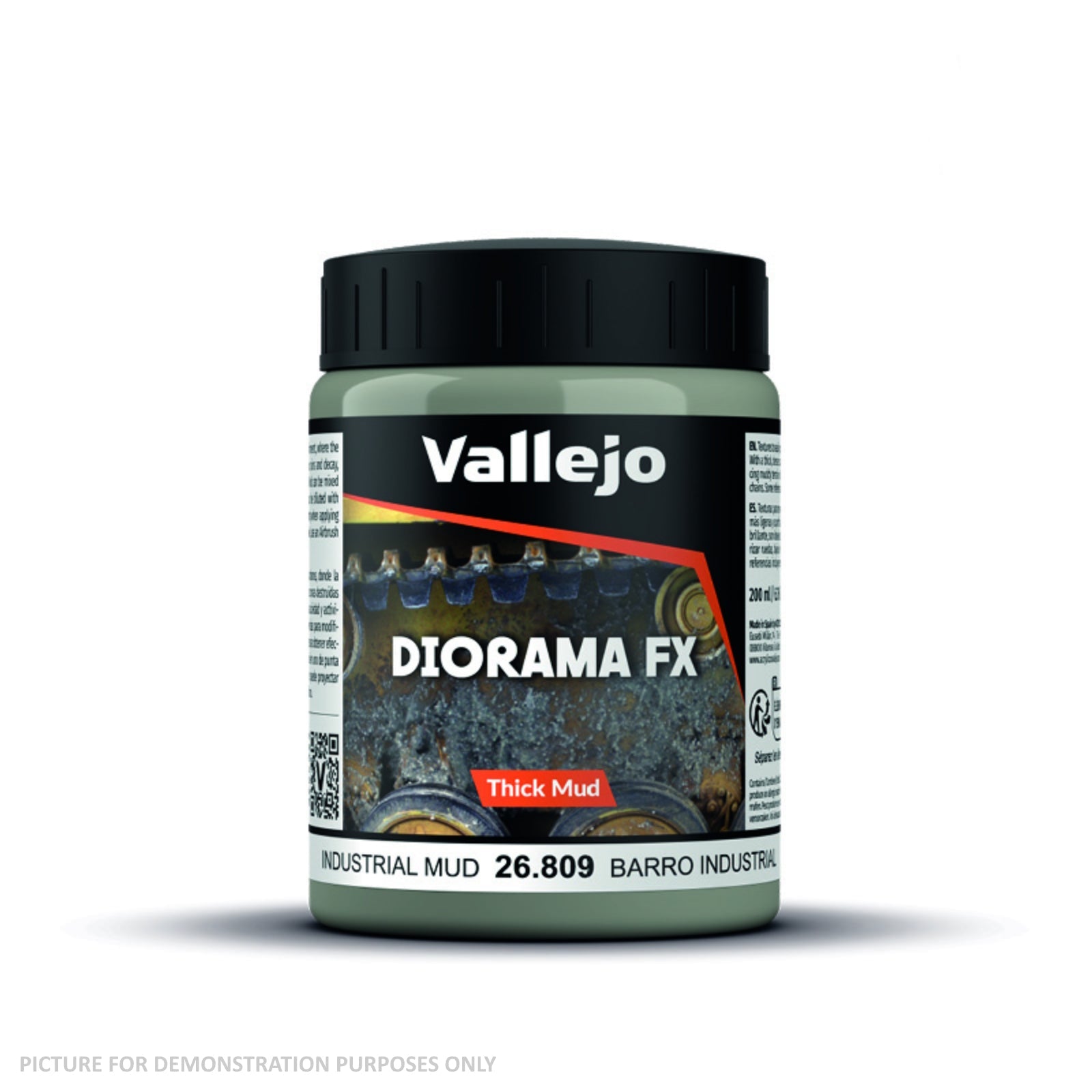 Vallejo Diorama Effects - 26.809 Thick Mud Acrylic Industrial Mud 200ml